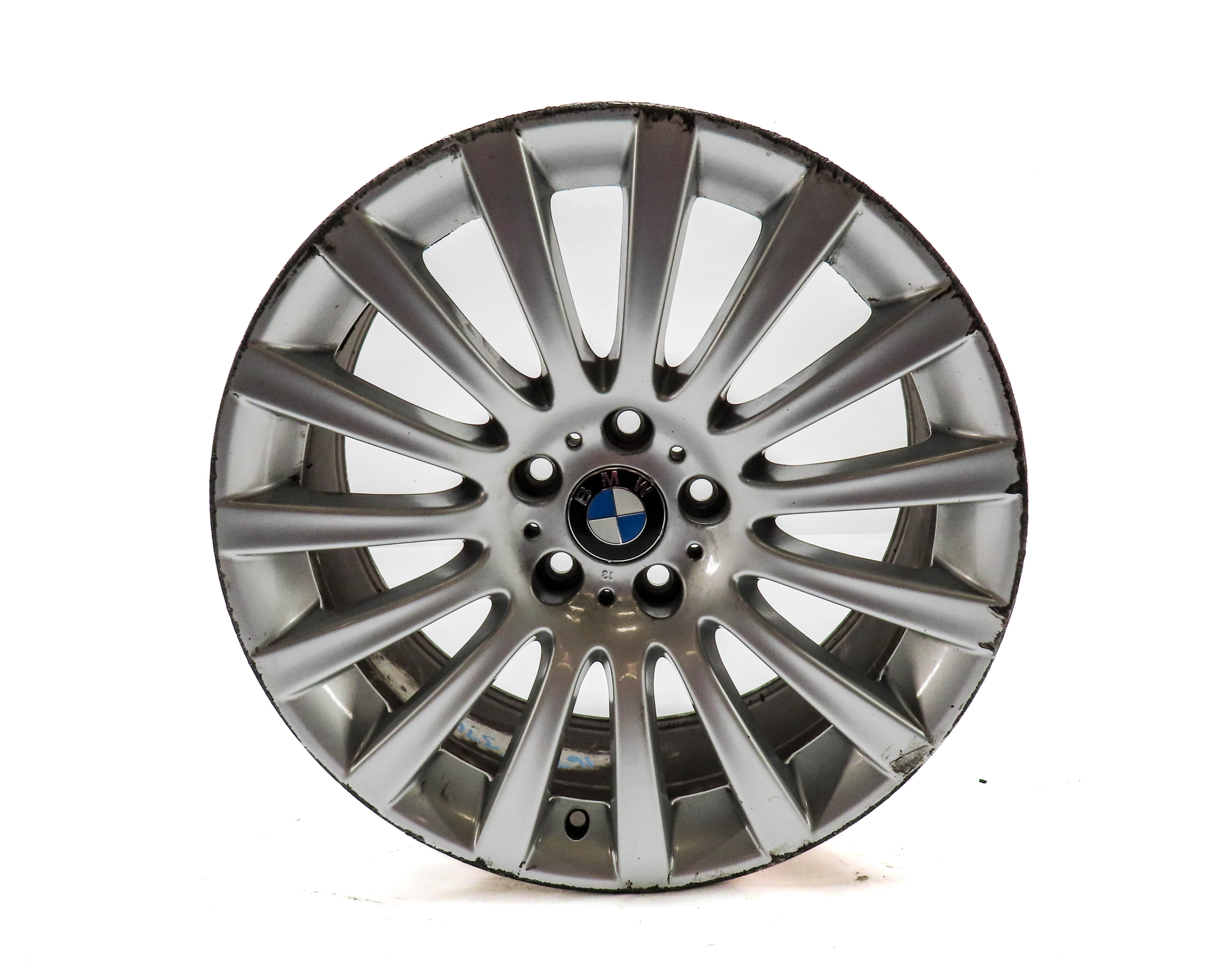 09-17 BMW 535iGT 550iGT 740i 750i 760i B7 (F01 F07) 19x8.5 15 SPOKE WHEEL RIM — exact item pictured
